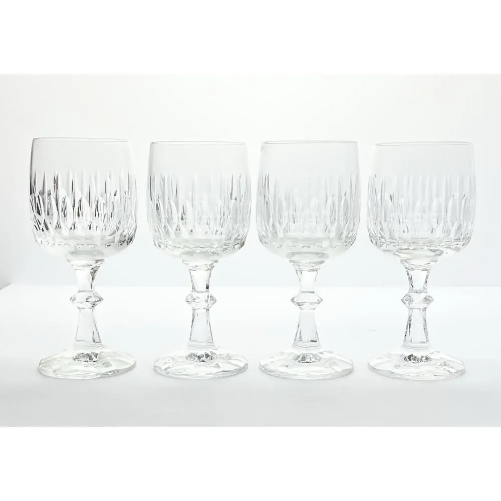 Schott-Zwiesel “Flamenco” Set of 4 Crystal Wine Glasses 6 3/8” 8oz - Picture 2 of 6